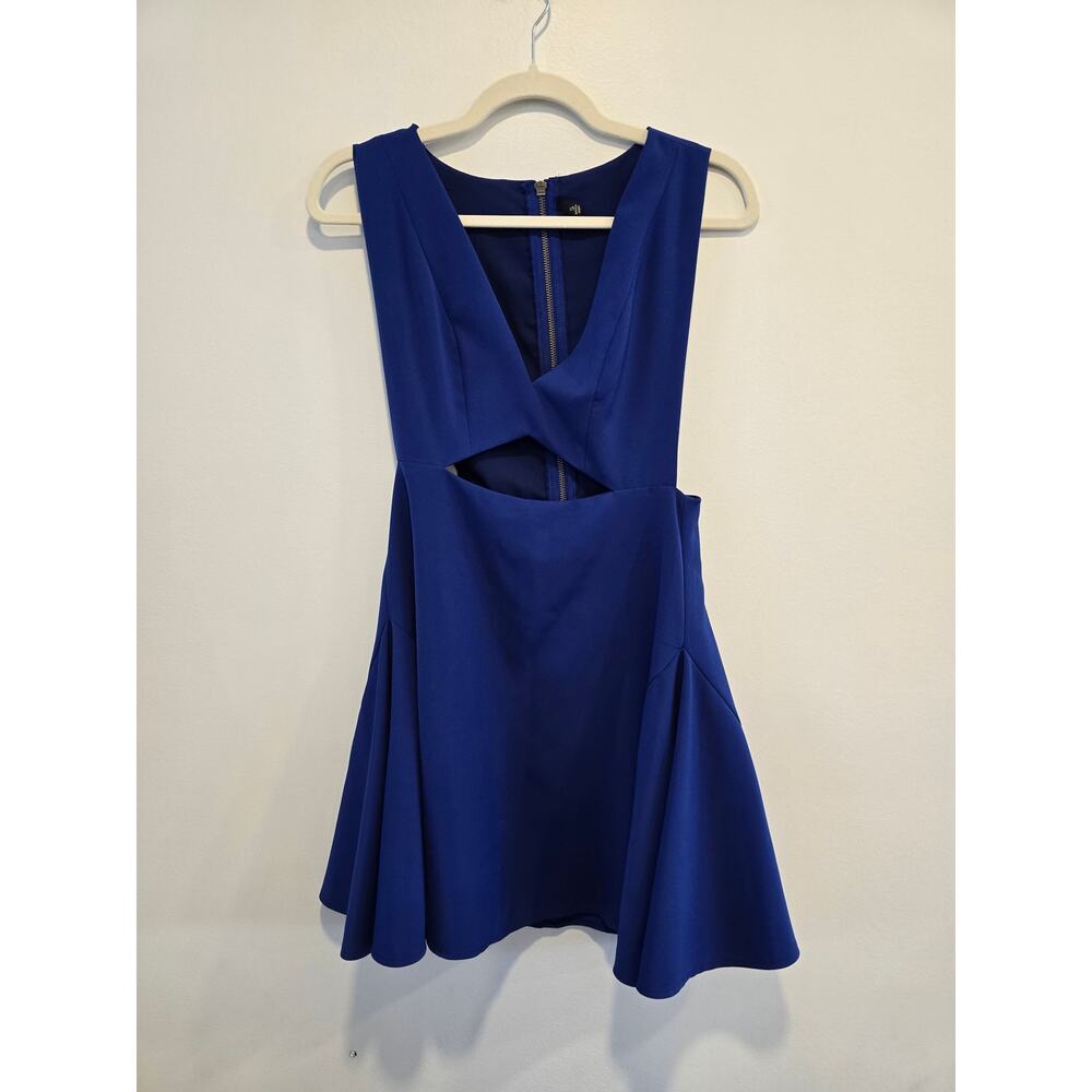 NBD Blue Cut Out Mini Dress Size S Preloved